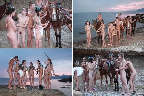 Mystical Horsey Riders Series photos - Naturism and nudism