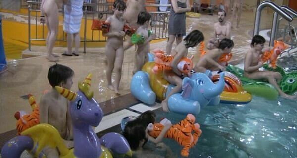 Indoor water runners 1 Full HD video - Naturism and nudism