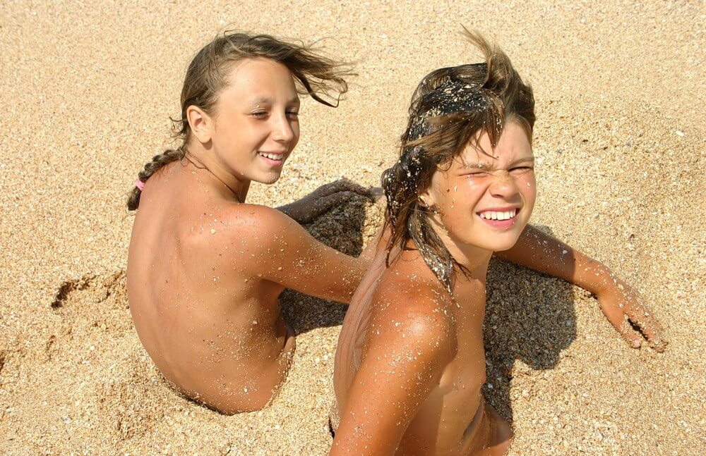 Ocean Beach Relaxing Photo Set - Naturism and nudism