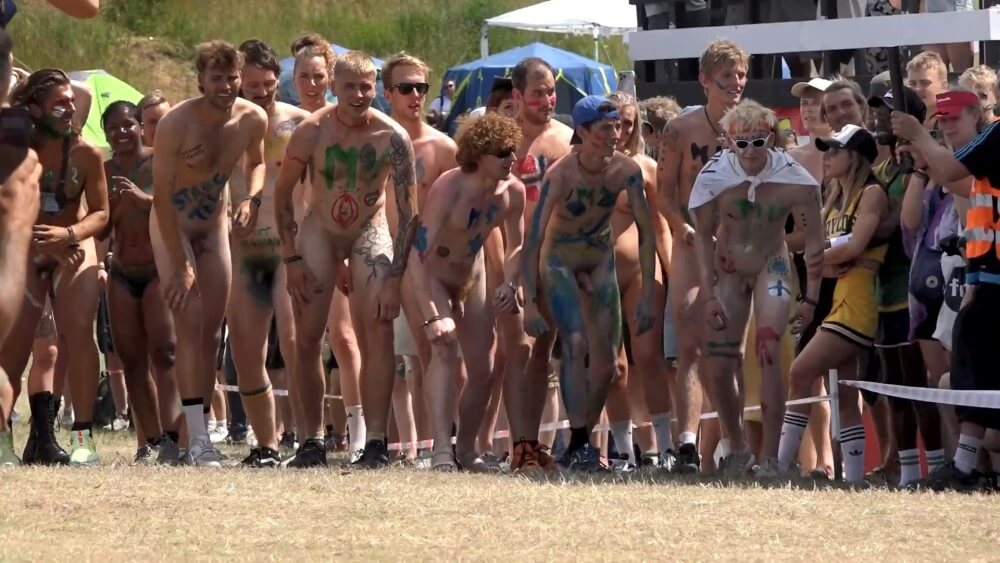Roskilde Festival Full HD video - Naturism and nudism