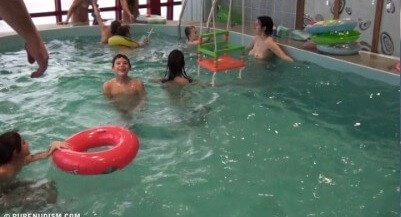 Indoor Swim Exercise 2 Full HD video - Naturism and nudism