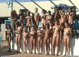Junior Miss Pageant France video 2 - Naturism and nudism