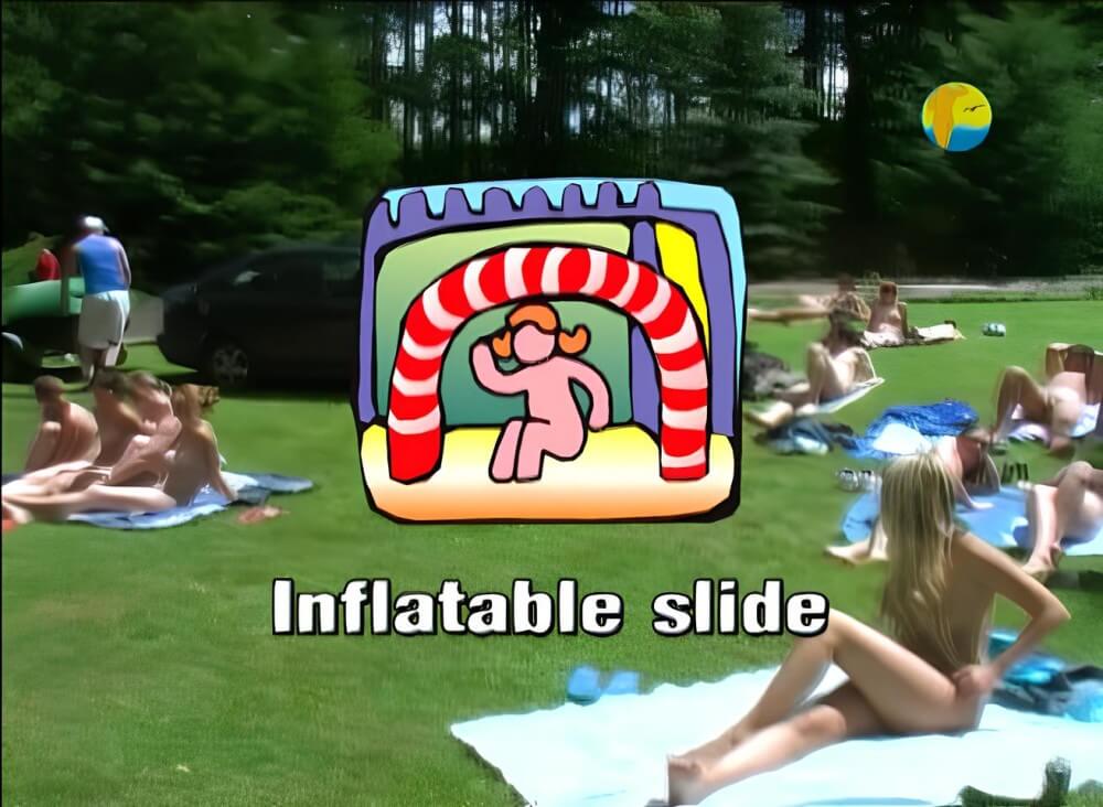 Naturist: Freedom: Inflatable Slide - Naturism and nudism