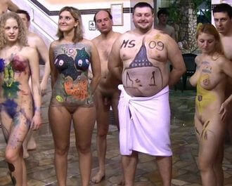 AquaPark Pageant Night Full HD video - Naturism and nudism
